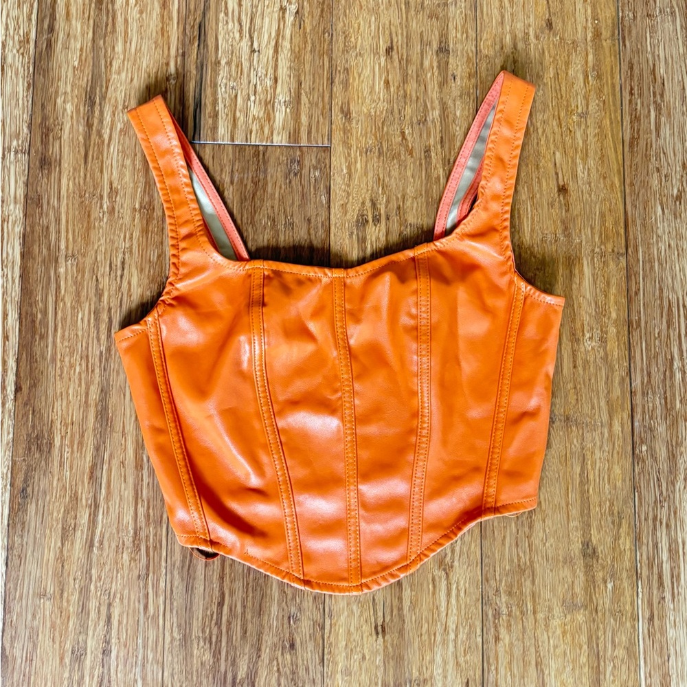 Sincerely Jules Vibrant Orange Bodysuit